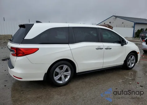 2019 Honda Odyssey Exl z USA, uszkodzony, nr VIN 5FNRL6H73KB057624